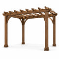 Pergola en bois marron 3x4m
