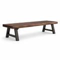 Banc en bois et métal 160 cm